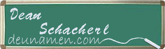 Dean Schacherl Visitenkarte